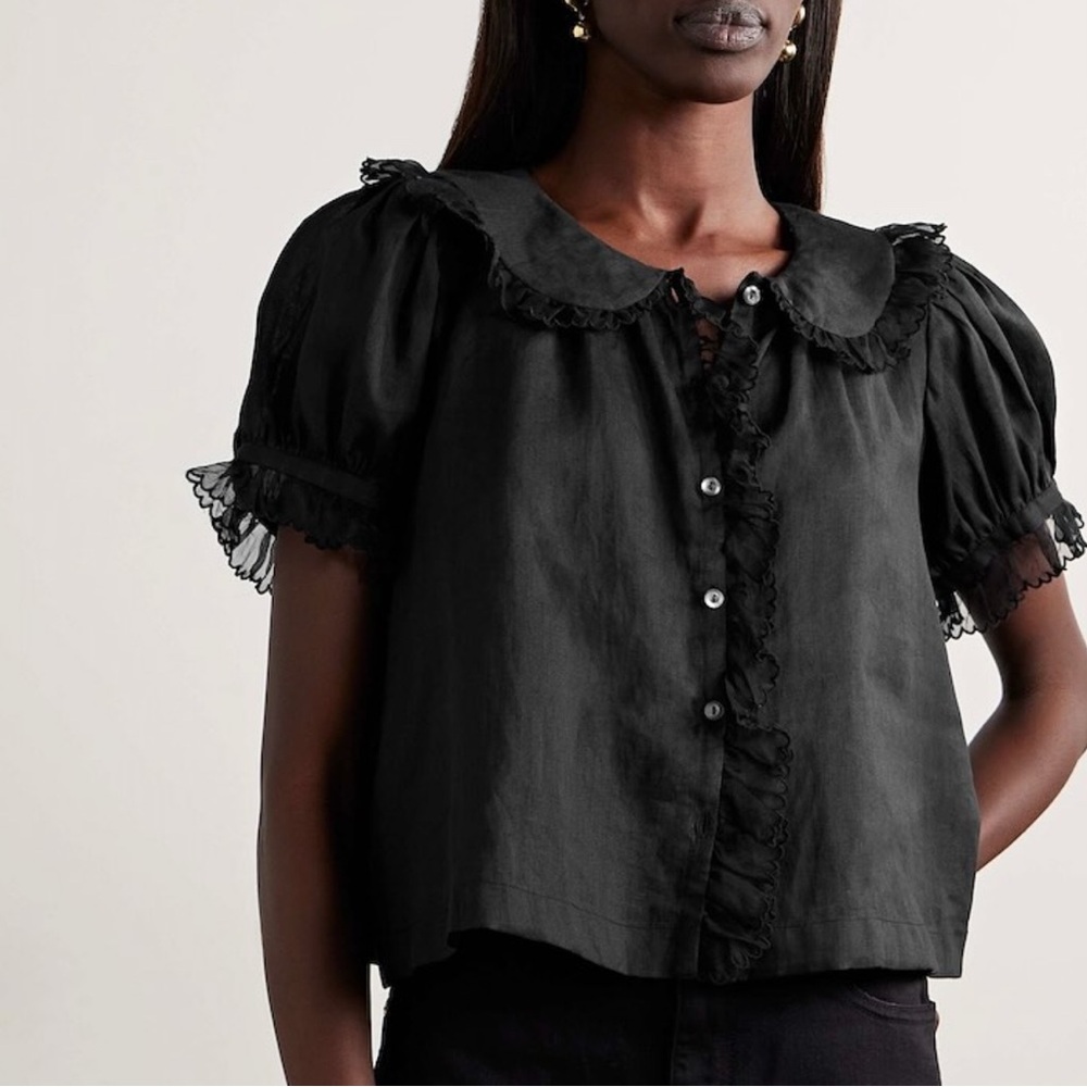 Doen Flute Top Black XL EUC